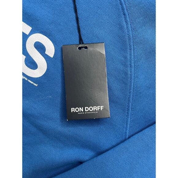 3-16 RON DORFF Men's Sweater Blue Small - Picture 8 of 12